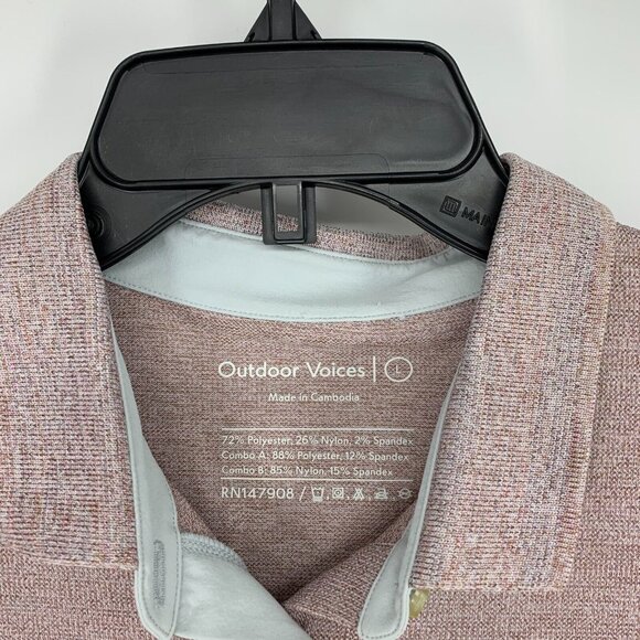 Outdoor Voices Players Polo Bodysuit Button Down Short Sleeve - Picture 4 of 10